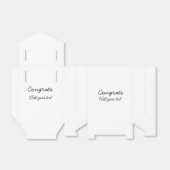 卒業シンプルミニマルおめでとうございます フェイバーボックス (折り畳みなし)