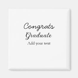 卒業シンプルミニマルおめでとうございます マグネット