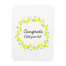 卒業シンプルミニマルおめでとうございます マグネット