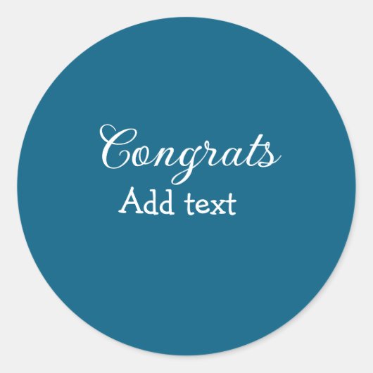 卒業シンプルミニマルおめでとうございます ラウンドシール (正面)