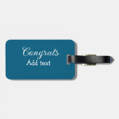 卒業シンプルミニマルおめでとうございます ラゲッジタグ (裏面横)