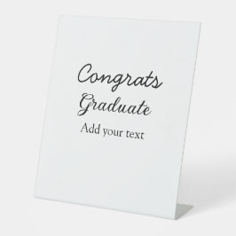 卒業シンプルミニマルおめでとうございます 台座サイン