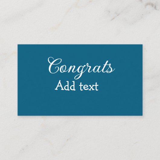 卒業シンプルミニマルおめでとうございます 名刺 (正面)