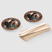 卒業シンプル写真出モダン学パーティー ハンドファン (組立なし)