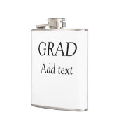 卒業シンプル式ミニマル型エレガント型 フラスク (左)