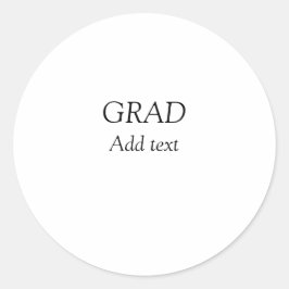 卒業シンプル式ミニマル型エレガント型 ラウンドシール