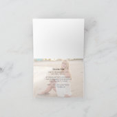 卒業シンプル記念写真 カード (内部)