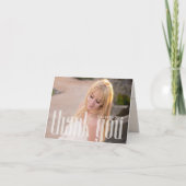 卒業シンプル記念写真 カード (正面)