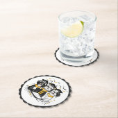 卒業シーズー（犬）Tzu Dogs ペーパーコースター (インサイチュ)