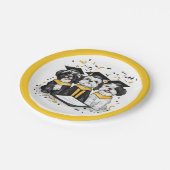 卒業シーズー（犬）Tzu Dogs ペーパープレート (アングル)