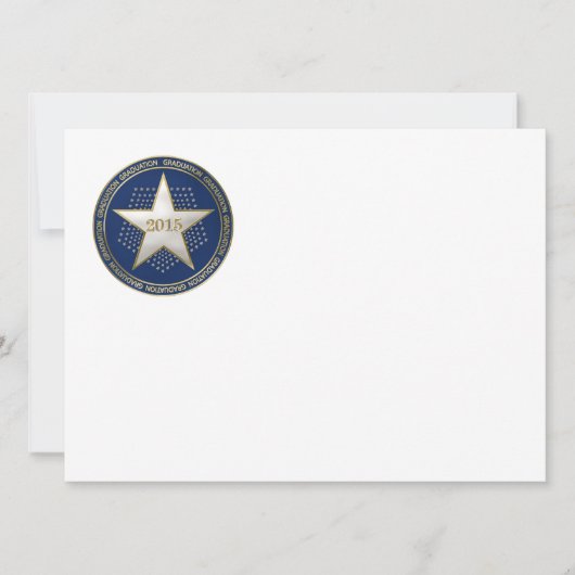 卒業シール 案内状 (正面)