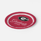 |卒業ジョージア大学 ペーパープレート (アングル)