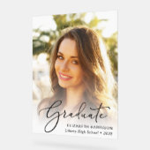 卒業スエレガントクリプトの写真 アクリルサイン (傾斜)