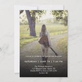 卒業スエレガントクリプト両面フォトグラードパーティー 招待状 (裏面)