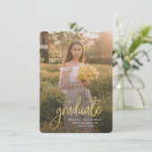 卒業スクリプト写真グラッドオープンハウス2025 招待状 (スタンド正面)