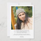 卒業スクリプト2写真Grad 2025 案内状 (裏面)