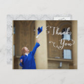 卒業スクリプト – ありがとうはがき ポストカード (正面/裏面)