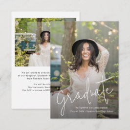 卒業スクリプト 写真 卒業発表