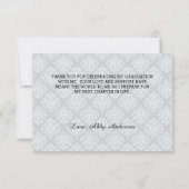 卒業スクリプト – 3x5ありがとう 招待状 (裏面)