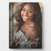 卒業スクリプモダントのダークオーバーレイ フォトプラーク (正面)