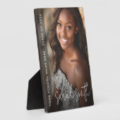 卒業スクリプモダントのダークオーバーレイ フォトプラーク (側面)