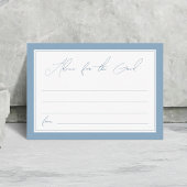 卒業スタイリッシュアドバイスのブルースクリプト エンクロージャーカード