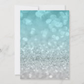 卒業スタイリッシュキャップ、ワイングラス《写真》ぼけ味卒業 招待状 (裏面)