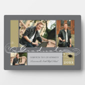 卒業スタイリッシュ巻第3号写真卒業イーゼル フォトプラーク (正面)