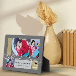 卒業スタイリッシュ巻第3号写真卒業イーゼル フォトプラーク