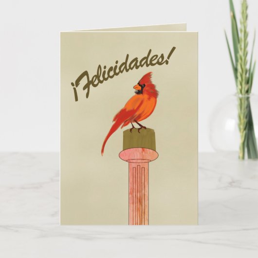 卒業スペインの カード (正面)