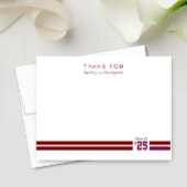 卒業スポーティストライプなスポーツありがとう サンキューカード