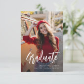 卒業スモダンクリプト2枚の写真 案内状 (スタンド正面)