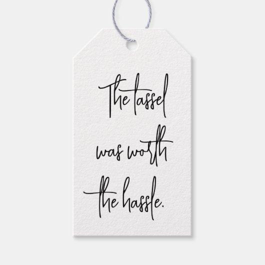 卒業センターピースグラードパーティー2025装飾 ギフトタグ (正面)