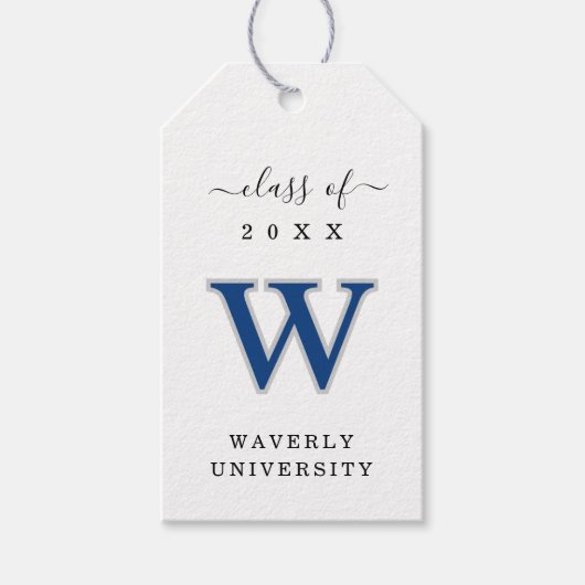 卒業センターピースグラードパーティー2025装飾 ギフトタグ (正面)