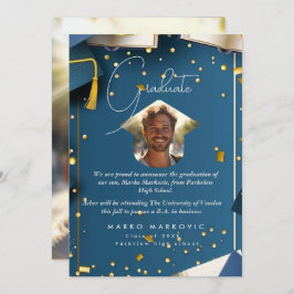 卒業ソンIブルー 案内状