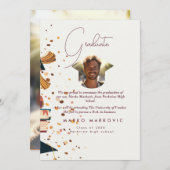 卒業ソンI赤 案内状 (正面/裏面)