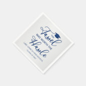 卒業タッセルは面倒な仕事の価値があった スタンダードカクテルナプキン (角)