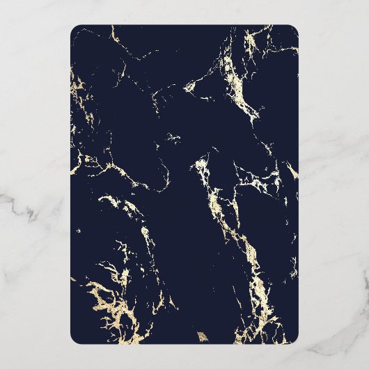 卒業タッセルフォトフォイル発表 箔招待状 (裏面)