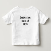 卒業テディベアの喜び トドラーTシャツ (裏面)