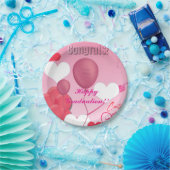 卒業テーマ ペーパープレート (パーティー)