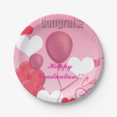 卒業テーマ ペーパープレート (正面)