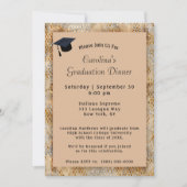 卒業ディナーキャップタン卒業 招待状 (正面)