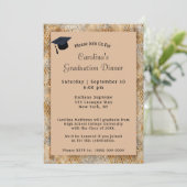 卒業ディナーキャップタン卒業 招待状 (スタンド正面)