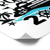 卒業トリップクルーズ2024船パーティークルーズウォーム ポスター (角)