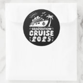 卒業トリップクルーズ2025船パーティークルーズギフト ラウンドシール (バッグ)