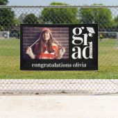 卒業トレンディー写真写真卒業 横断幕 (インサイチュ)