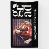 卒業トレンディー写真写真卒業 横断幕 (縦)