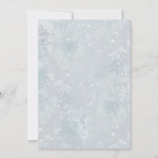 卒業トレンディー写真卒業発表 招待状 (裏面)