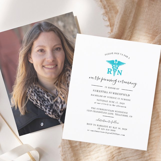 卒業ナースピン留め式2025招待状 (Graduation Nurse Pinning Ceremony 2025 Invitation)