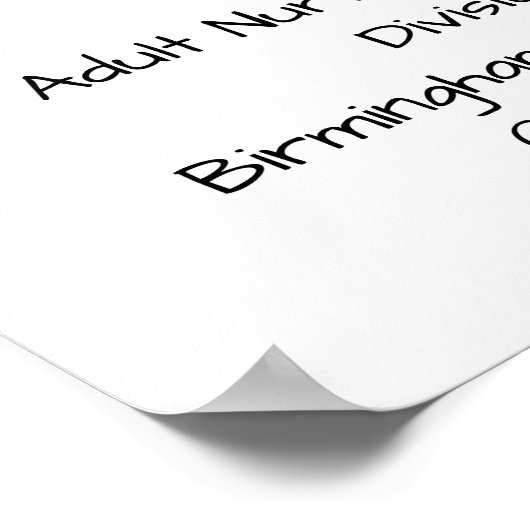 卒業ナース度証明書 ポスター (角)